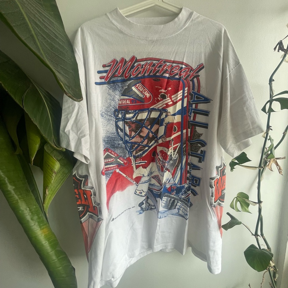 Rare vintage Montreal Canadians Allstar Tshirt